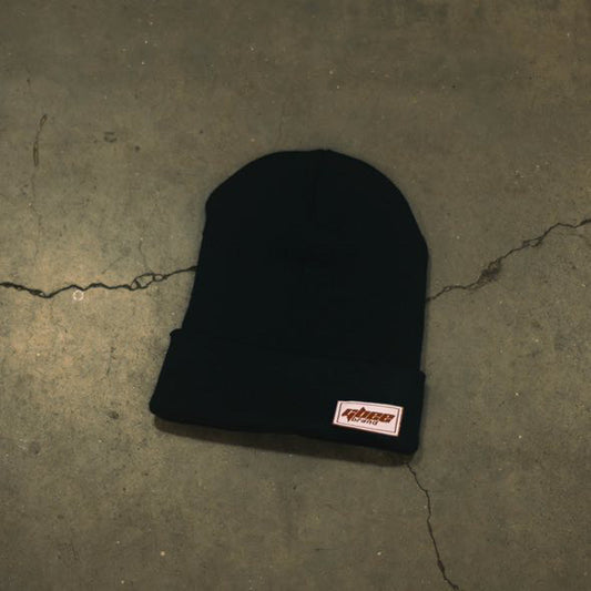 RED LOGO BEANIE